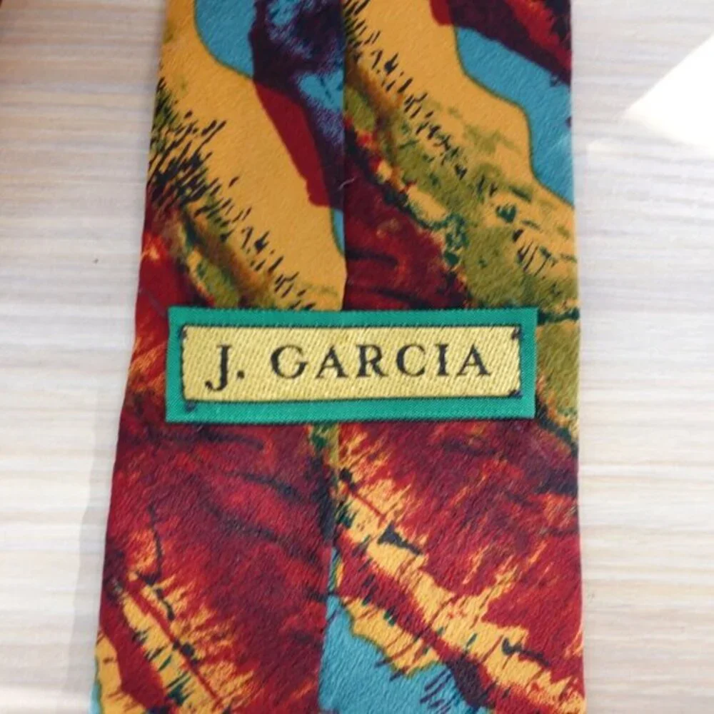 Jerry Garcia‎ Neck Tie Mens Landscape Painting Silk American Artist Designer USA